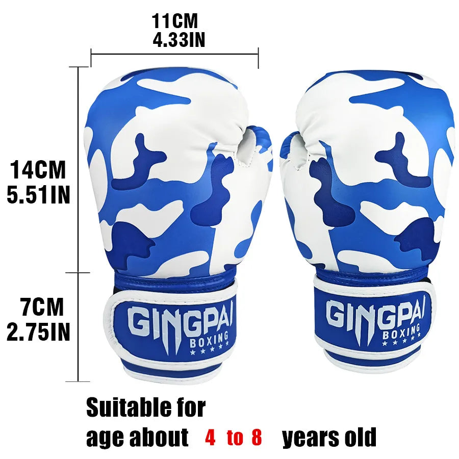 Gran oferta, 1 par, regalo para niños, Kickboxing, Kick Box, entrenamiento, saco de arena, guantes de lucha deportivos, guante de boxeo MMA