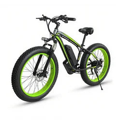 Nueva bicicleta eléctrica de montaña de carbono de doble suspensión, 48V 750W, E-MTB