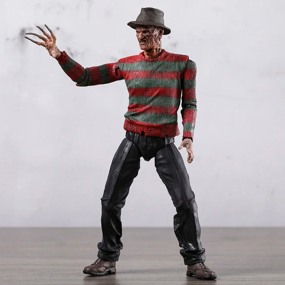 NECA Nightmare Parte 2 Figura de acción de Freddy juguete de modelos coleccionables figura de película de terror de Halloween
