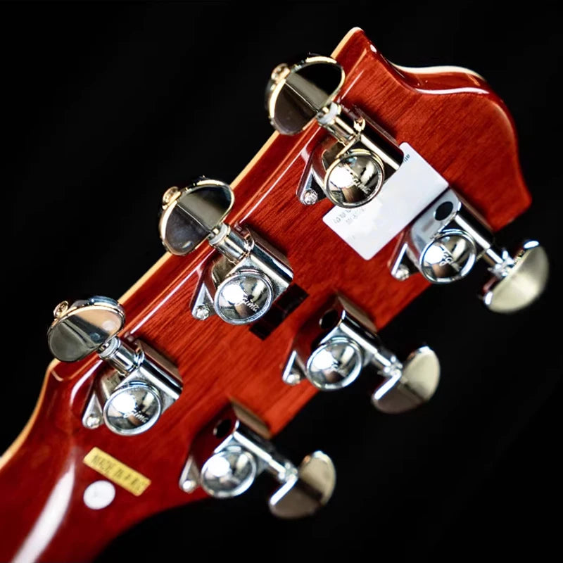 Guitarra Eléctrica Profesional de Alta Calidad de 6 Cuerdas; Guitarra Eléctrica LP Adecuada para Actuaciones en Solista