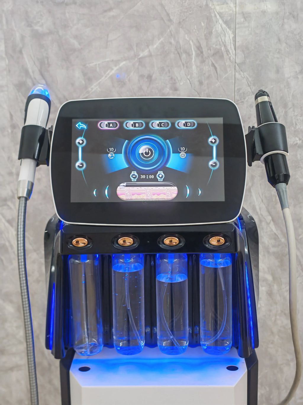 Nueva Llegada, Máquina 2 en 1 para la Eliminación Visual de Puntos Negros, Hidrodermoabrasión, Limpieza Facial, Rejuvenecimiento de la Piel, Hidrodermoabrasión