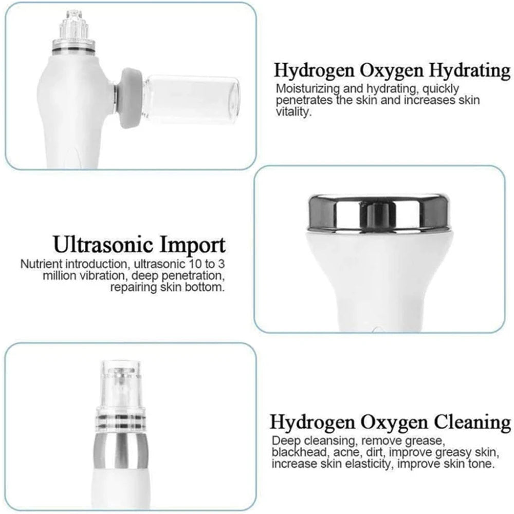 AOKO 6/7 en 1 Dermoabrasión Peel Spa Máquina Facial Rejuvenecimiento de la Piel Hydro Dermoabrasión Aqua Limpieza Profunda Dispositivo de Cuidado de la Piel