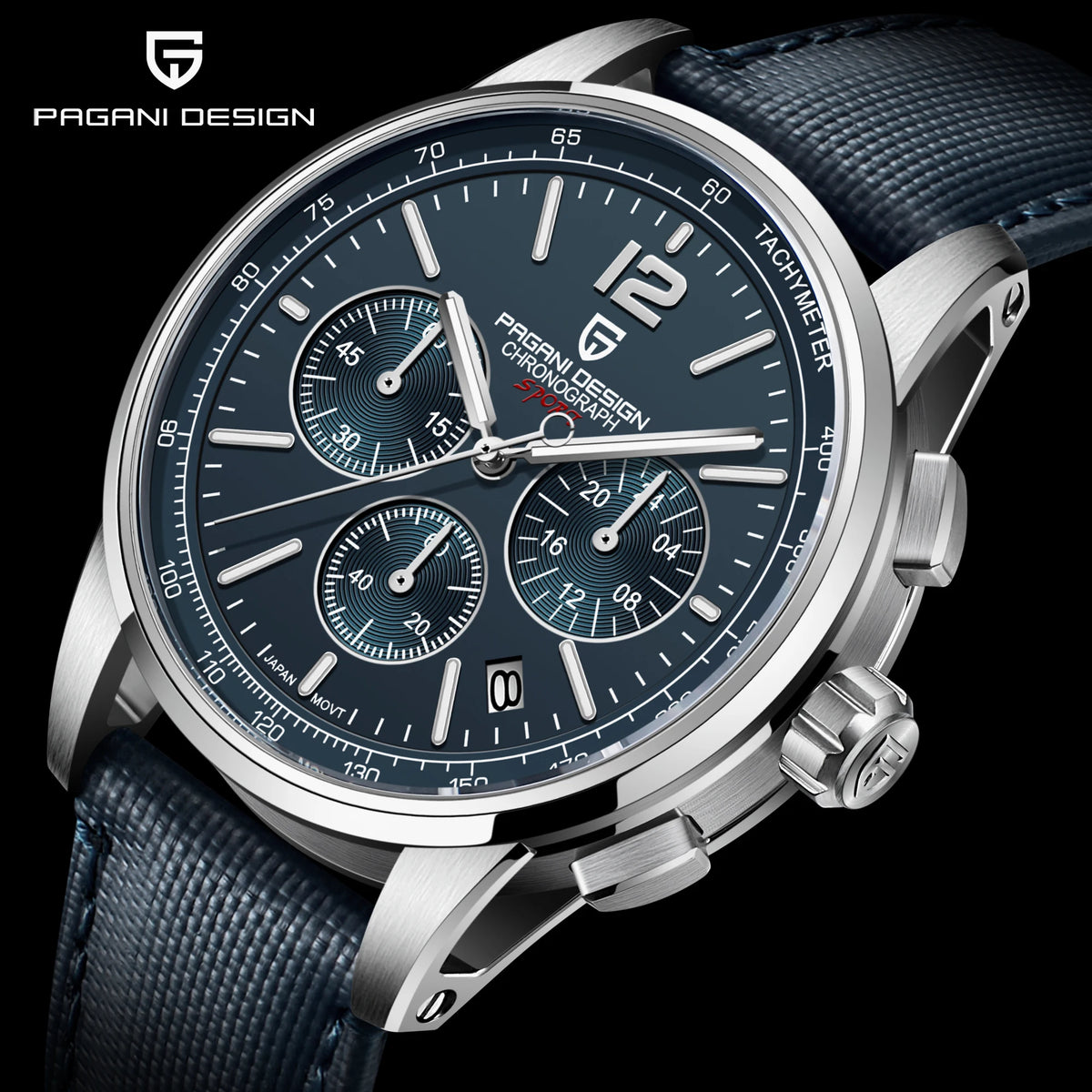 PAGANI DESIGN 2026 Nuevo Reloj de Cuarzo para Hombre, Moda Casual de Lujo, Movimiento VK63, Resistente al Agua 100M, Cristal de Zafiro, Acero Inoxidable