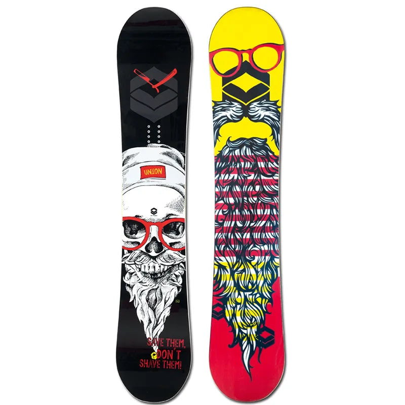 Tabla de Snowboard Unisex con Diseño de Dibujos Animados a la Moda, de 145 a 162 cm, para Adultos
