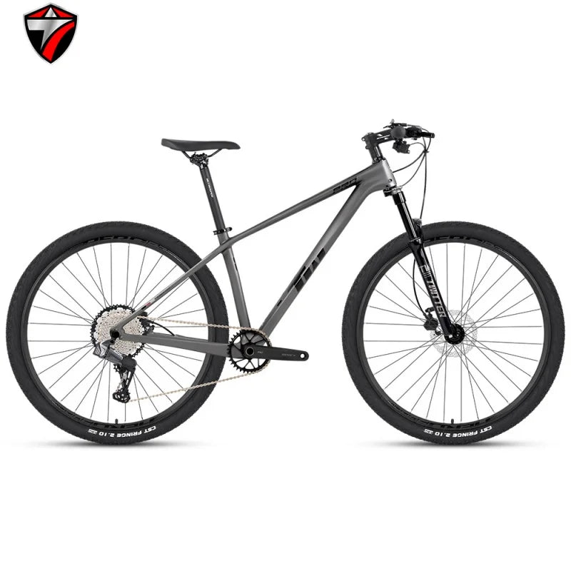 Bicicleta de montaña TWITTER LEOPARDpro con frenos de disco hidráulicos TEKTRO OX-12S, cuadro de fibra de carbono, ruedas de 29/27.5*2.1.