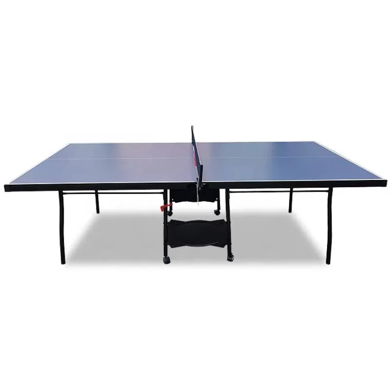 Nueva llegada mesa de tenis de mesa estable portátil con rueda Universal, mesa de pingpong de tren para adolescentes de estadio de patio trasero