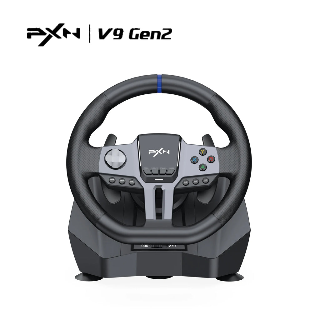 Volante de carreras PXN V9 Gen2 para juegos de 900 grados, simulador de coche, PC, PS4, Switch, simulador de conducción para ordenador, Euro Truck Simulator