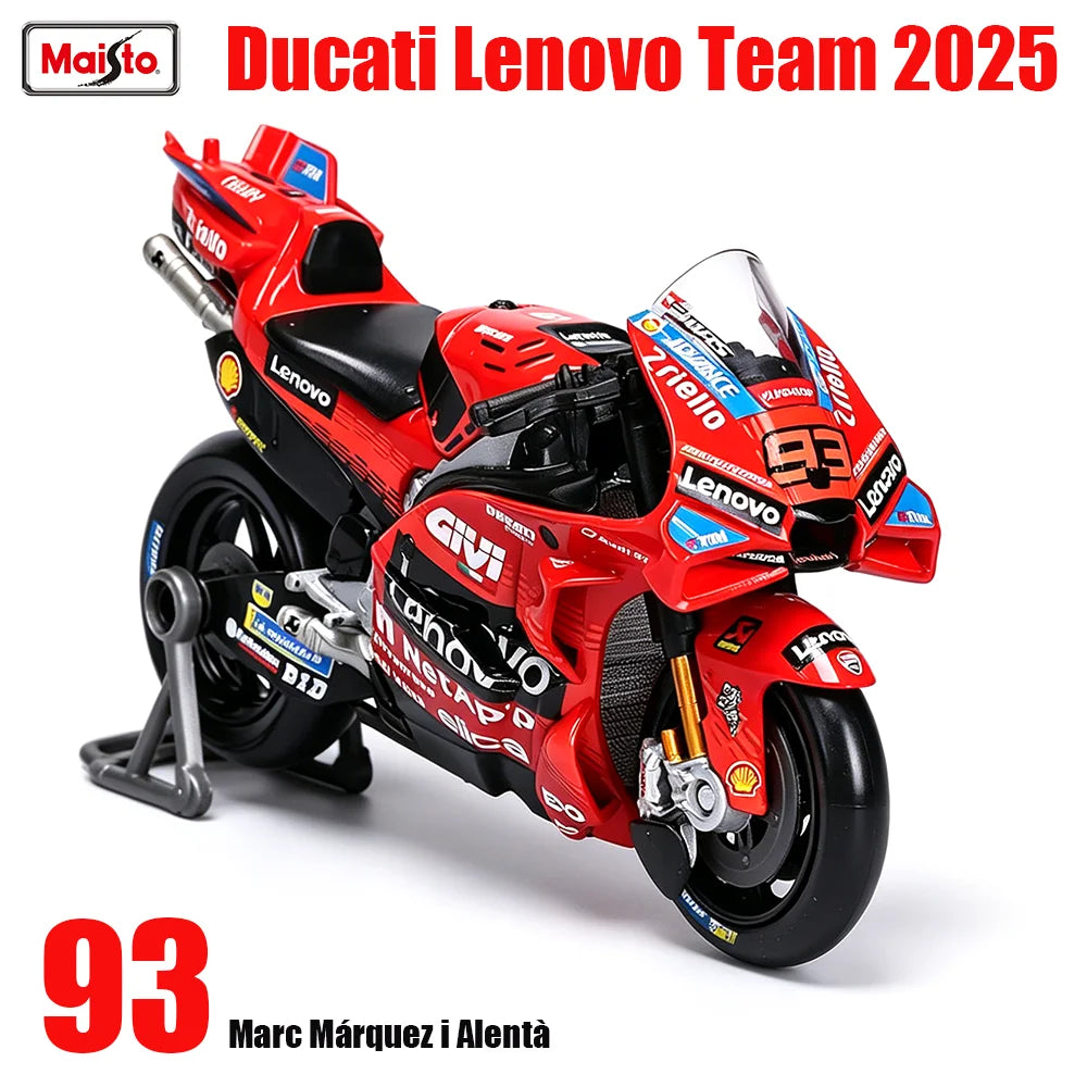 Maisto 1:18 2025 BK8 Gresini Racing Ducati Lenovo Team Moto GP  casting motorcycle Model collection gift toy