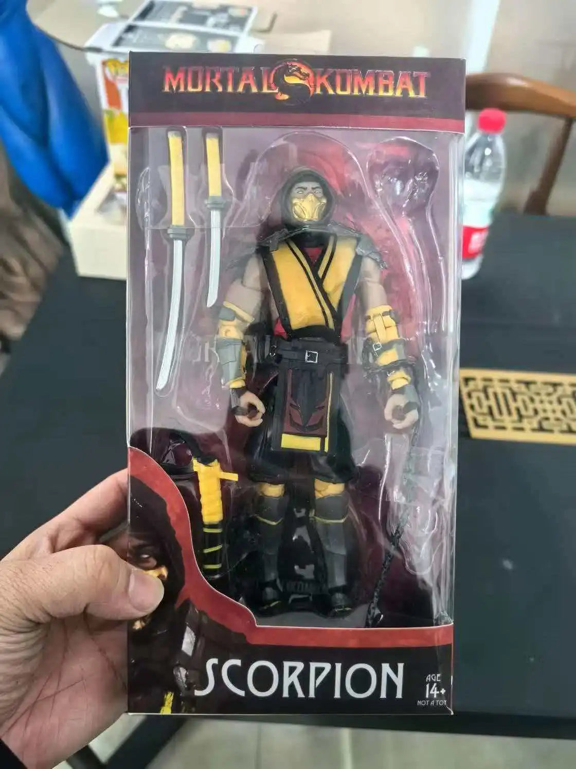 Figura de acción articulada de 17 cm de los personajes de Mortal Kombat: Spawn, Sub-Zero, Scorpion, Kitana y Liu Kang
