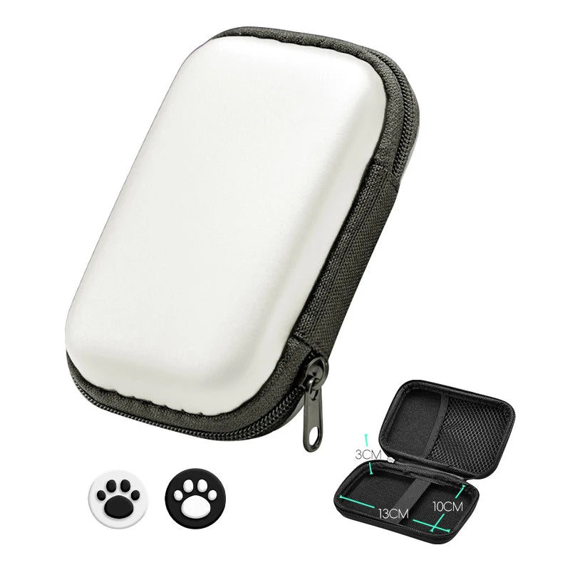 Estuche rígido de transporte compatible con consola de juegos retro portátil R36S / R35S / RG35XX, organizador de almacenamiento para emulador portátil