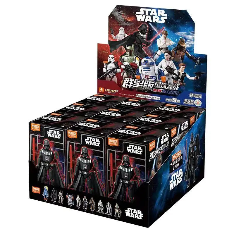 Blokees Star Wars Galaxy Edition Vol.3: Colección de Juguetes de Héroes con Marcajes de la Fuerza, Caja Sorpresa, Figura de Acción para Niños, Regalo
