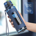 UZSPACE botellas de agua deportivas sin BPA portátil gimnasio anticaída a prueba de fugas hervidor de Fitness de gran capacidad botella de bebida de plástico Tritan