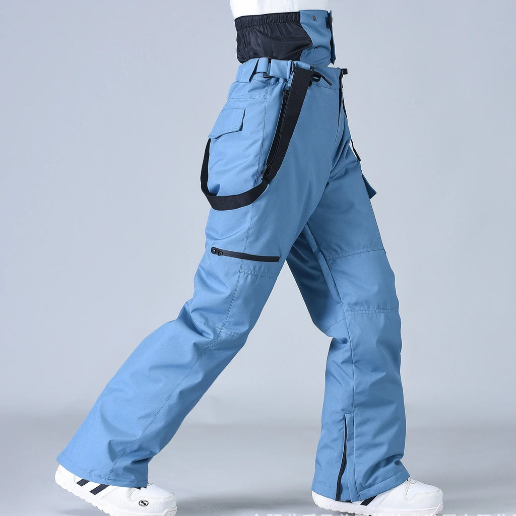 Nuevo, hombres y mujeres, pantalones de nieve con protección de cintura, pantalones de nieve de Snowboard, ropa de esquí, pantalón de traje de esquí, pantalones de snowboard