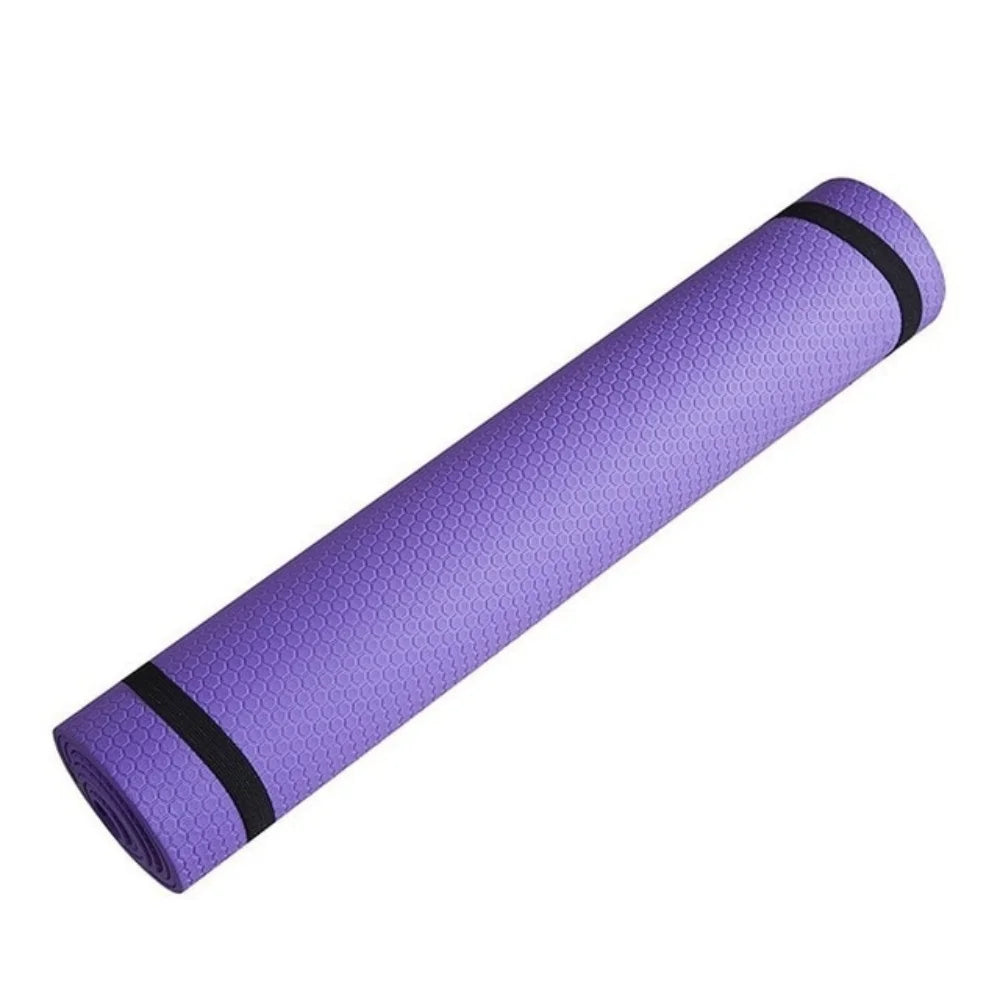 Estera de Yoga gruesa antideslizante, estera deportiva para Fitness, 3MM-6MM, espuma cómoda EVA, estera de Yoga para ejercicio, Yoga y Pilates, estera de gimnasia