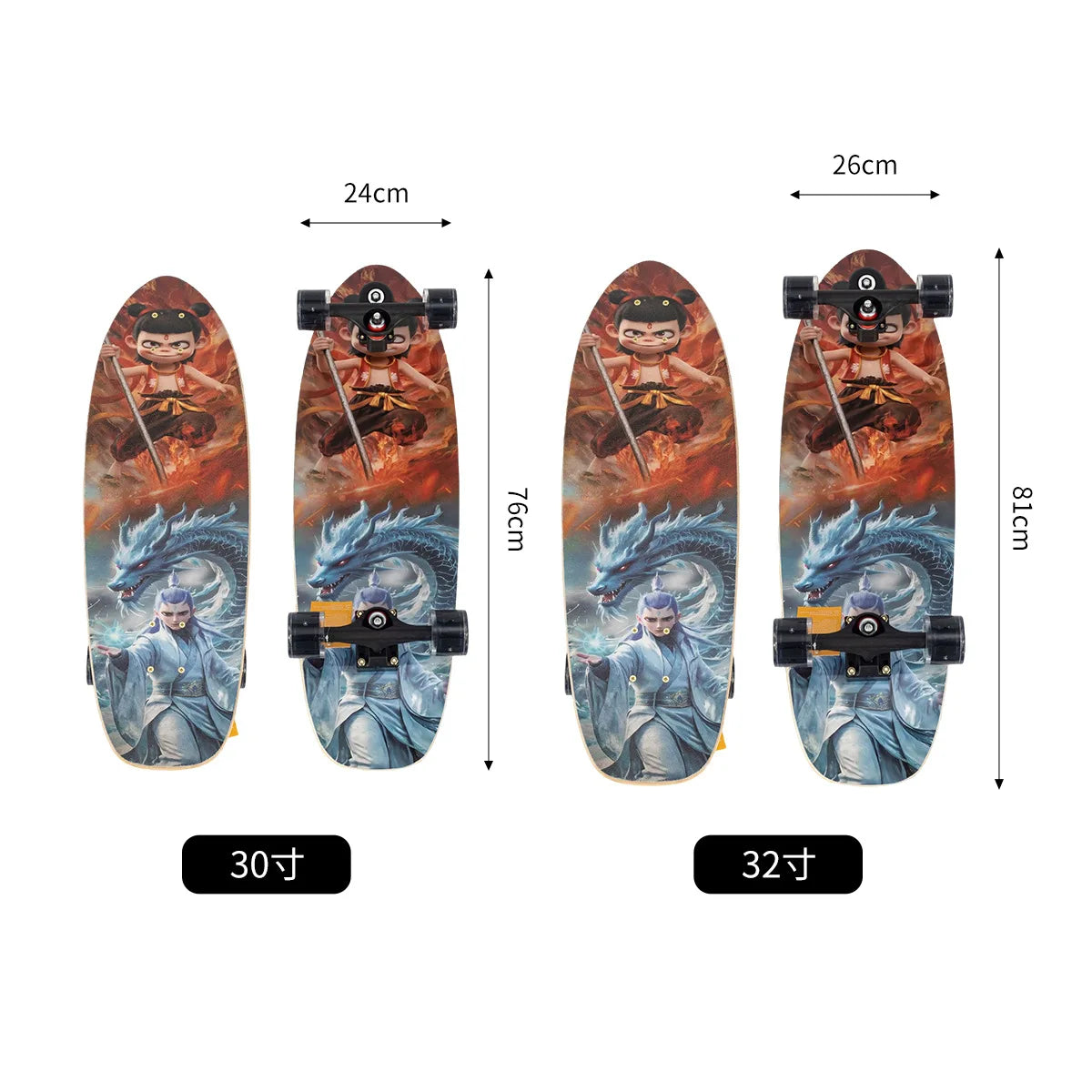 Surf Land Skateboard CX4 CX7 Maple, monopatín de carving, cruiser, longboard, para pumping, estilo cool, deportivo, urbano, al aire libre