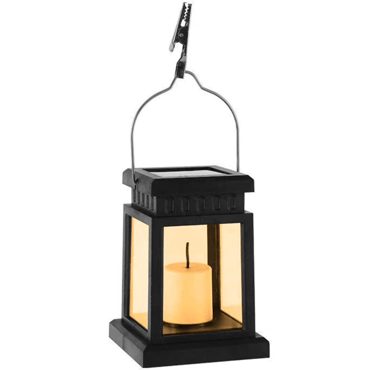 Led Solar Light Solar Hanging Lantern Retro Solar Iron Art Lantern Decorative Vintage Pathway Lamp with Handle Outdoor Metal