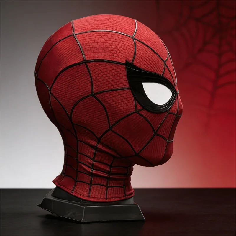 Máscara Magnética de Spider-Man, Réplica Precisa de la Película, Accesorio de Cosplay, Atrezzo para Exhibición en Escritorio, Artículo Coleccionable para Aficionados