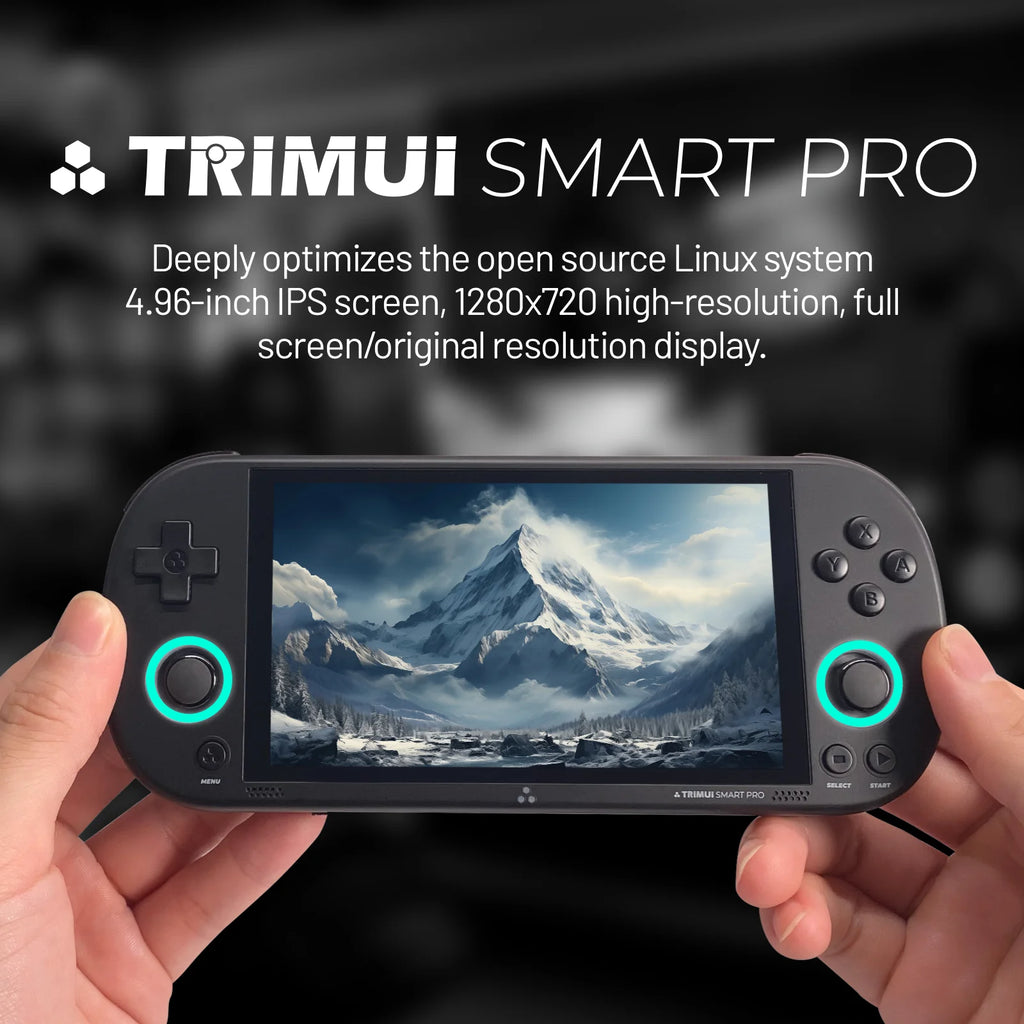 TRIMUI SMART PRO Open Source Retro Handheld Emulator 4.96''IPS Screen Linux System Smartpro Retro Video Game Player Gift