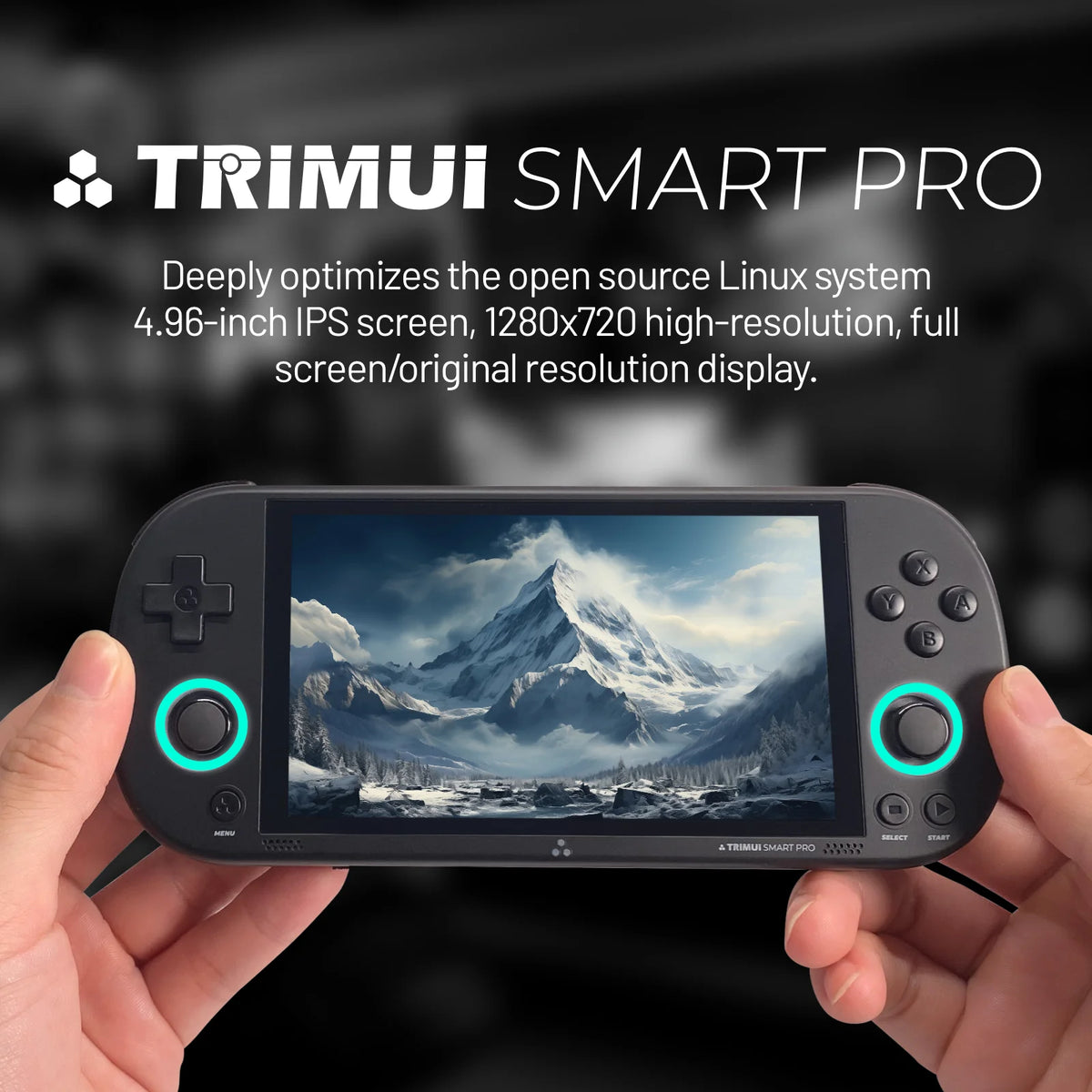 TRIMUI SMART PRO Open Source Retro Handheld Emulator 4.96''IPS Screen Linux System Smartpro Retro Video Game Player Gift