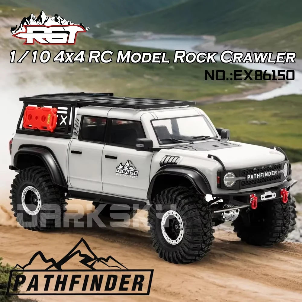 RGT EX86150 PATHFINDER 4WD RC, Vehículo Todoterreno a Escala 1/10, Modelo de Auto Eléctrico a Control Remoto RTR, Juguetes para Adultos y Niños