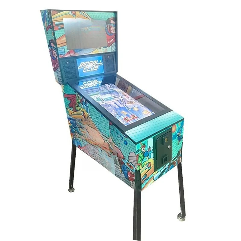 Máquina de Pinball Virtual Retro de 6 Bolas con Piezas Metálicas, Mini Pinball Virtual Personalizable, Gran Venta 2026
