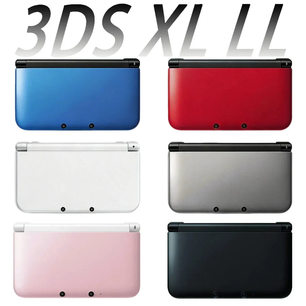 Consola de juegos original 3DS XL LL - Sin arañazos en la pantalla - Consola sin restricciones de región - Con lápiz táctil y cable de datos - 3DS XL / 3DS LL