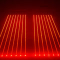 2 unidades de luz láser de cabezal móvil de 8 ojos, 500 MW, haz de luz de escenario con cabezal móvil, DMX para bar, KTV y discoteca