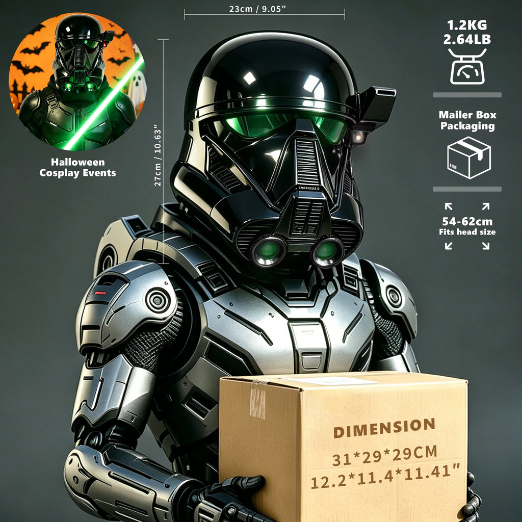 Imperial Death Trooper Helmet Black Series Movie Cosplay Roleplay Adult Collectible Rogue One Helmet Prop