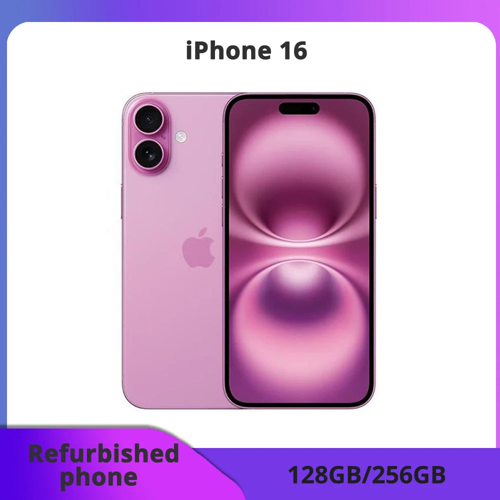 iPhone 16 original reacondicionado 128GB/256GB ROM 8GB RAM desbloqueado teléfono móvil 5G iPhone16