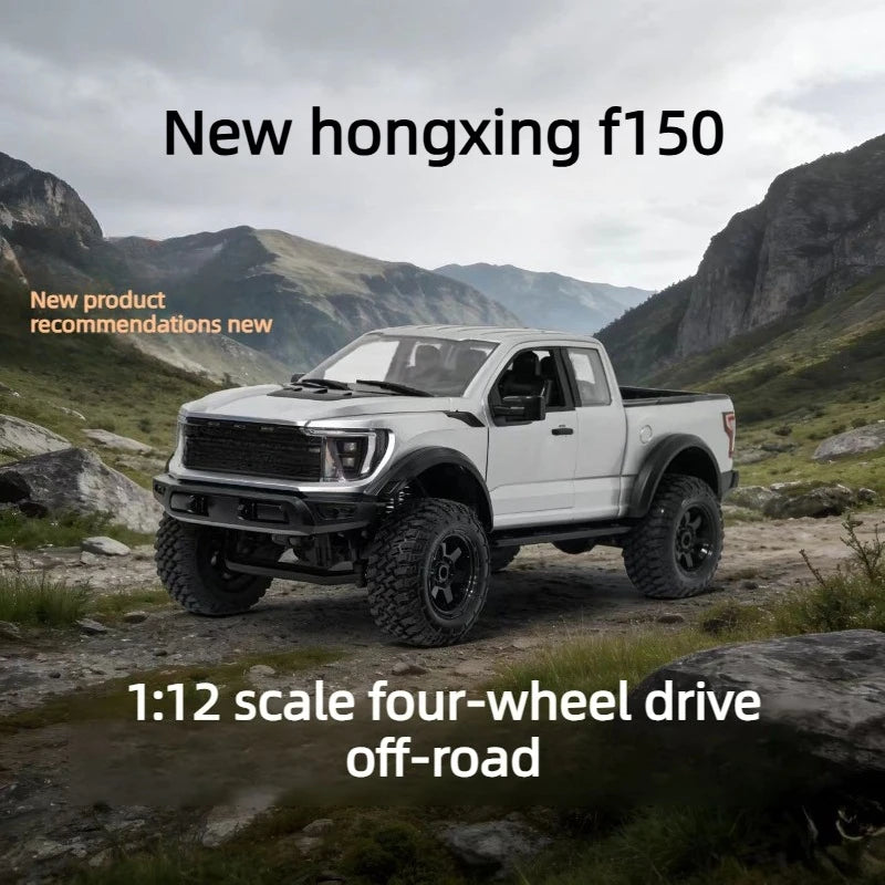 Camioneta Todoterreno F-150 4WD RC 1:12, 2.4G, Resistente a Salpicaduras, con Luces LED, Eje de Transmisión de Metal, RTR, Juguete de Control Remoto
