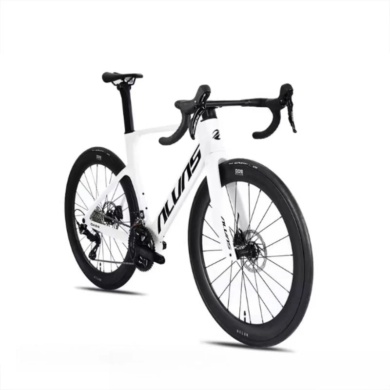Bicicleta de carretera F.YUZE DA54 Great Warrior con patrón de grietas de hielo, 105/R7120-24S, cuadro de fibra de carbono T800, para competición y con frenos de disco hidráulicos
