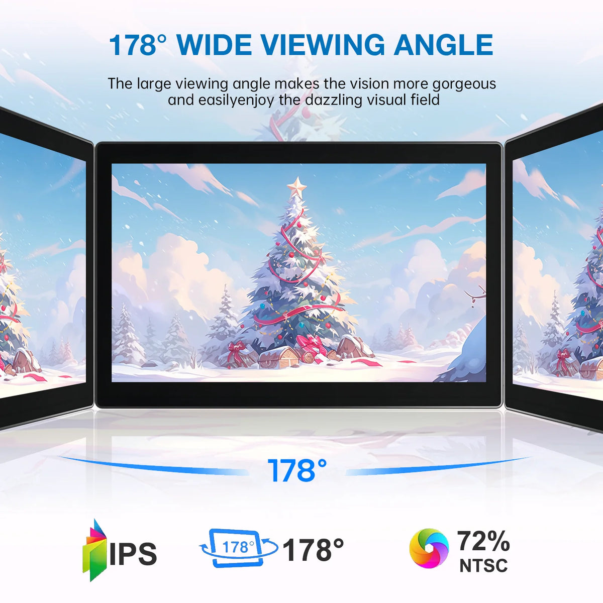 Monitor portátil WonTim de 6 pulgadas, con pantalla IPS de 1920x1080 y una luminosidad de 520 cd, ideal para la visualización de contenido en dispositivos de PC y como segunda pantalla.