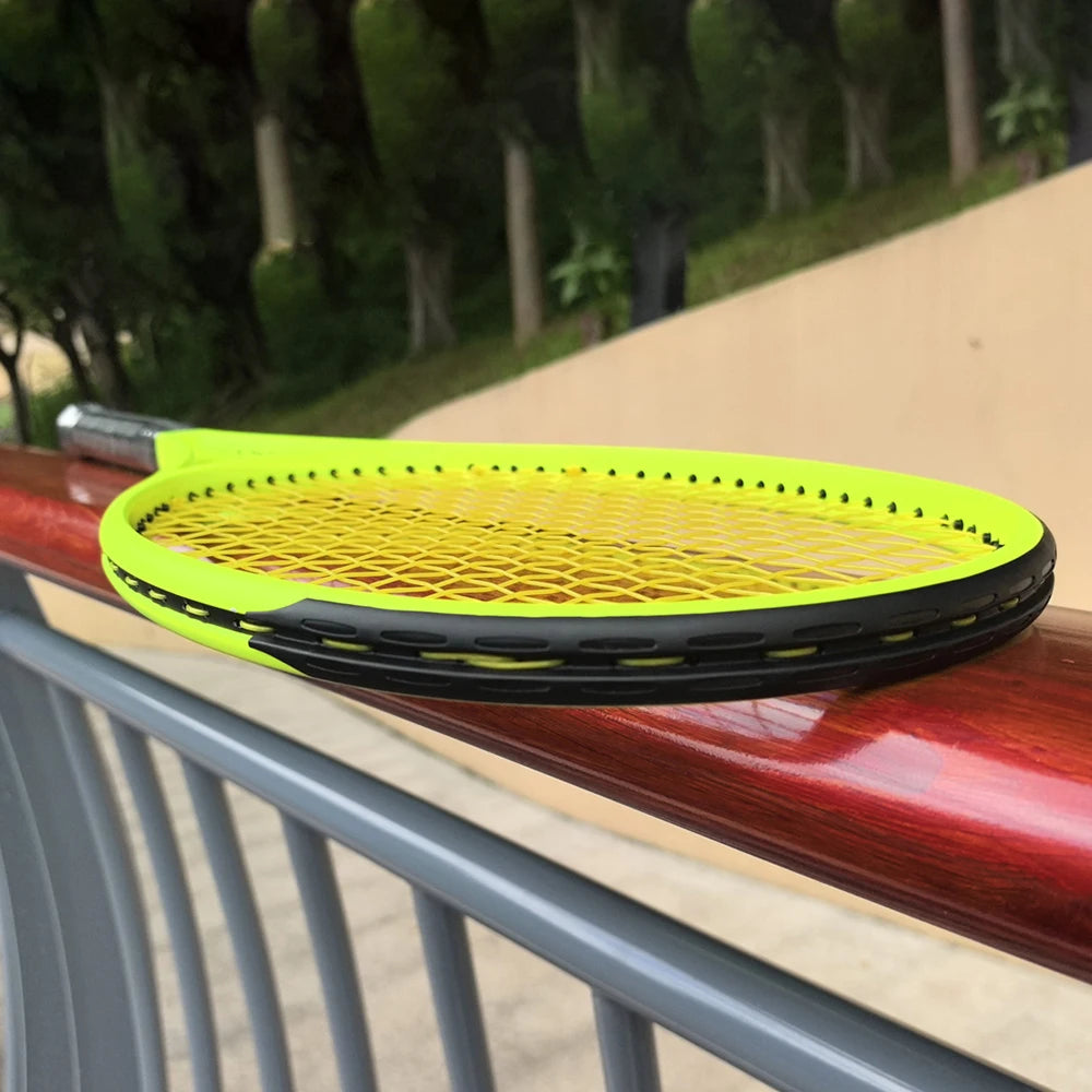Raqueta de Tenis Profesional de Fibra de Carbono al por Mayor, Raqueta de Tenis Ligera y Duradera para Jugadores de Deportes al Aire Libre