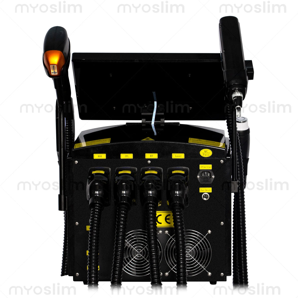 Máquina láser 4 en 1, con función de preencendido FAC, 7000 W, seis longitudes de onda, para la eliminación de vello, tatuajes, rejuvenecimiento de la piel y tratamiento de la pigmentación.