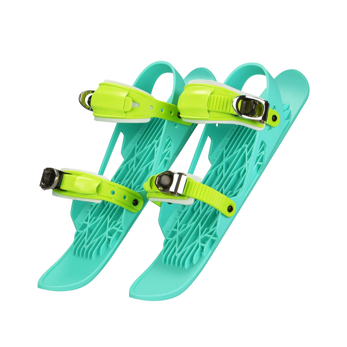 Mini Esquís Cortos Portátiles, Zapatos de Nieve, Calzado para Viajes de Invierno al Aire Libre, Tabla de Snowboard, Trineo para Terrenos Nevados