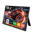 Monitor Portátil Anmite de 18.5 Pulgadas, 120Hz, RGB100%, con Orificio VESA y Soporte Trasero, Pantalla Extendida para Laptop, Pantalla ADS-IPS HDR