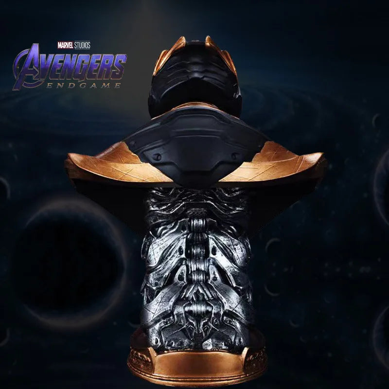 Marvel Avengers Quality Thanos Bust 38cm Quality Hand-made Model Statue Figure Living Room Decoration Large Resin Collection Gif