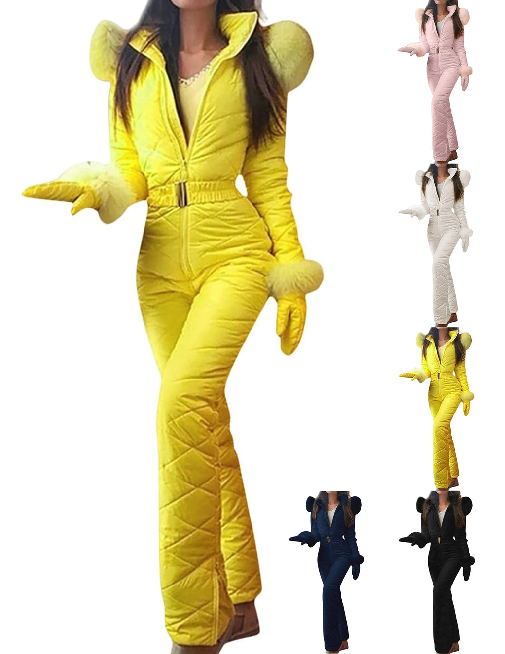 Traje de Nieve Impermeable para Deportes de Invierno, Ajustado, Aislado, para Mujer