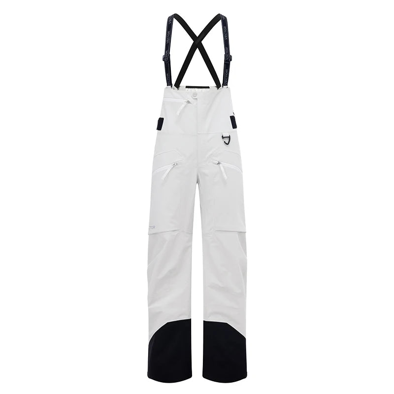 Pantalones de Esquí VECTOR 3L Gruesos para Hombre y Mujer, Overol Recto, Mono con Peto, Impermeable, Cálido para Invierno, Cortavientos, para Deportes al Aire Libre, Snowboard