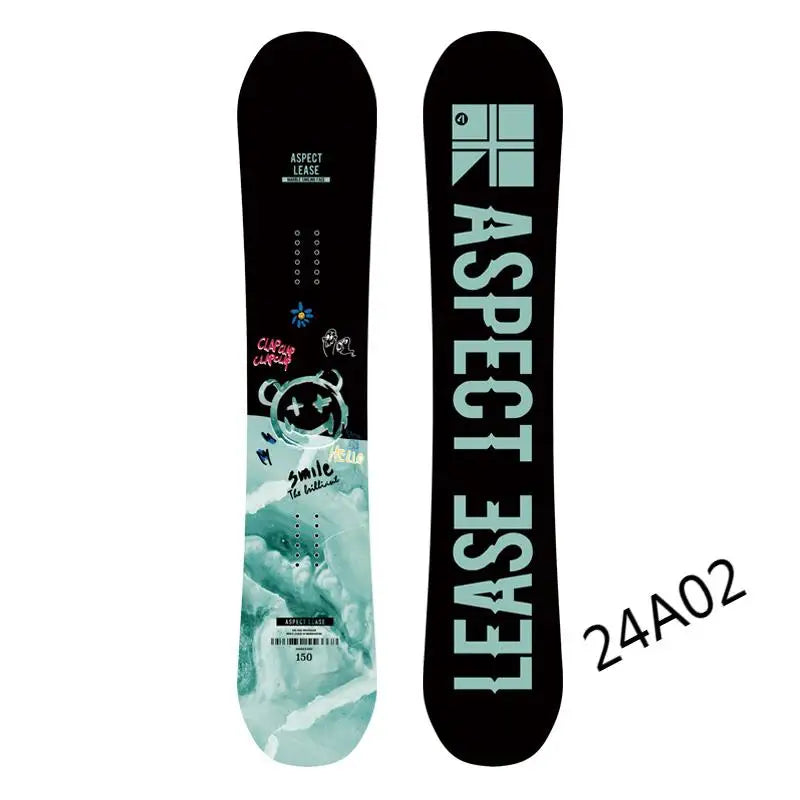 Tabla de esquí profesional - Snowboard Freestyle All Mountain de 145 cm con base sinterizada y núcleo de madera