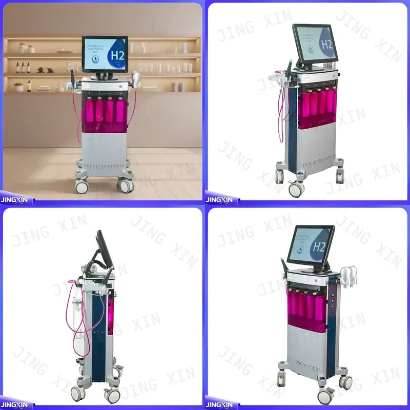 Máquina Facial Profesional de Oxígeno y Agua para Hidratación Profunda, Cuidado de la Piel, Limpieza de Poros, Equipo de Belleza para Spa y Salón