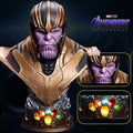 Marvel Avengers Quality Thanos Bust 38cm Quality Hand-made Model Statue Figure Living Room Decoration Large Resin Collection Gif