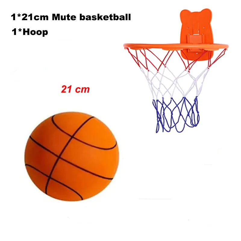Baloncesto silencioso de alta densidad, pelota exprimible de espuma de PU suave, baloncesto que rebota silencioso para interiores, juguetes deportivos silenciosos sin ruido para niños