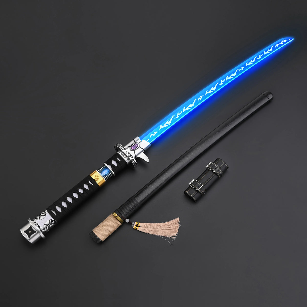 TXQSABER Lightsaber Neo Pixel Proffie Smooth Swing Metal Hilt RGB Color Change Led Alien Blade Light Sword Cosplay Toys Katana