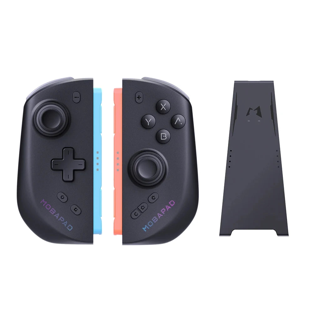 Mobapad Negro, Blanco, Gris Gamepa: Los Mejores Controles de Juego de Tercera Parte para Switch 2 Joycons: Mobapad M12 S con Bolsa, Agarre de Carga y Control de Juego