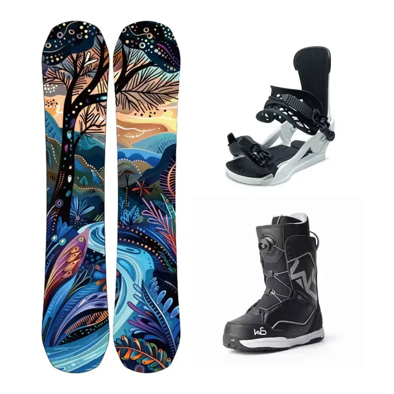 Tabla de Snowboard Personalizada con Núcleo de TPU para Todo Tipo de Montaña, para Todas las Estaciones, Equipo de Esquí Duradero de Alta Calidad
