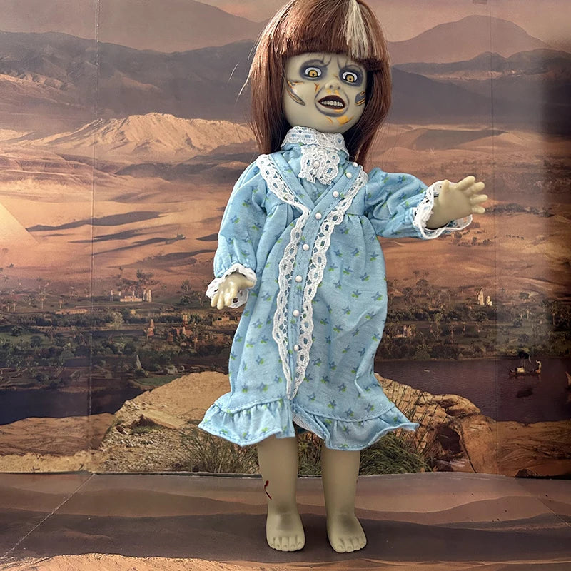 Mezco Horror Living Dead Dolls The Exorcist Anime conjunto móvil de alta calidad figura de acción de PVC juguete de modelos coleccionables regalos