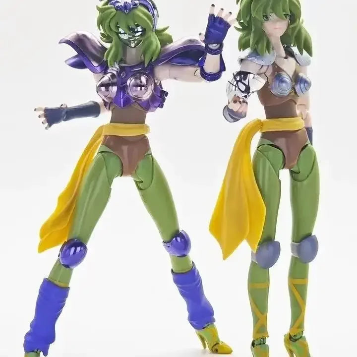 En stock: Figura de acción de los Caballeros del Zodíaco, Silver Knights, modelos de Saint Seiya Myth Cloth EX Ophiuchus Shaina, Eagle Marin y Cashios de JM.MST