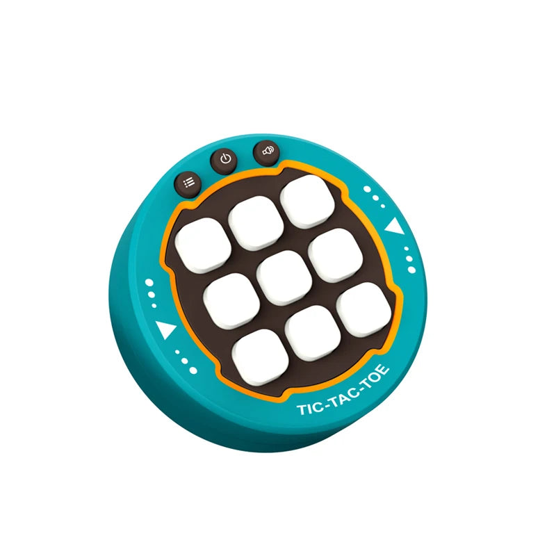 Tablero de ajedrez electrónico de tres en raya, juguete educativo de estrategia multifuncional para niños, juego mental interactivo, diversión entre padres e hijos