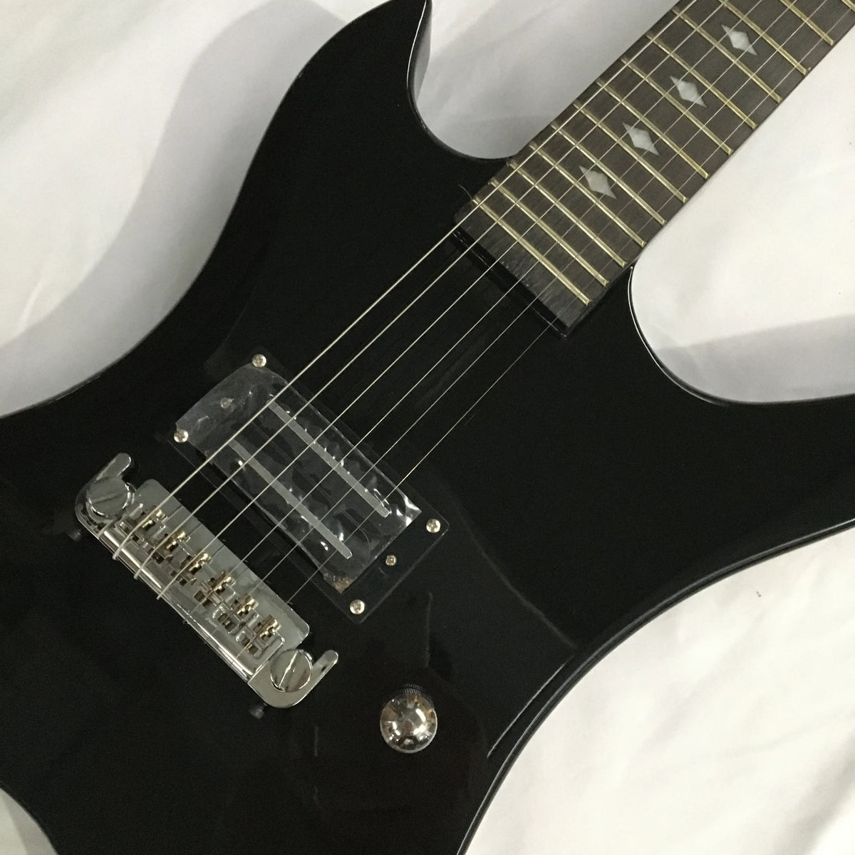 Guitarra eléctrica modelo BC, herrajes cromados, puente fijo, diapasón de palisandro, envío rápido